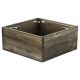 square wood planter box