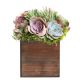 6 inches wood planter box