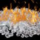 Clear Glass Flat Gemstone Bowl and Vase Fillers