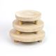 Paulownia Natural Wood Plant Stand, Wood Riser, Multiple Sizes & Packing