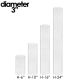4 pcs Glass Hurricanes Candle Holder Shade Chimney Tubes (Height 6