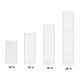 Glass Chimney Hurricanes Candle Holder Shades, Opening-4.75