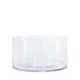 Large Clear Glass Cylinder Vase (H:6