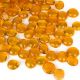 Yellow Glass Flat Gemstone Vase Fillers for home decor Beads
