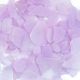 Frosted Violet Flat Sea Glass Vase Fillers