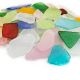 Frosted Flat Sea Glass Vase Fillers, Multiple Colors & Packing