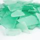 Frosted Light Turquoise Flat Sea Glass Vase Fillers