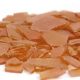 Frosted Orange Flat Sea Glass Vase Fillers