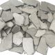 Frosted Silver Flat Sea Glass Vase Fillers
