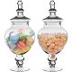 Glass Apothecary Jar Candy Buffet Container (H:14.5
