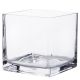 glass cube vases 6 inches tall