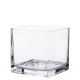 4 inches glass cube vases