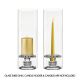 Open-Ended Glass Hurricane Candle Shade Chimney Tube 14