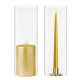 Open-Ended Glass Hurricane Candle Shade Chimney Tube 14