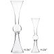 Reversible Clarinet Glass Trumpet Vases, available  in three sizes : Height of 24