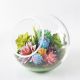 Slant Cut Glass Bowl. H-8