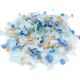 8 lbs Mix Frosted Clear Blue & Light Red Sea Glass and Vase Fillers