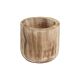 Natural Paulownia Wood Cylinder Planter, H-6
