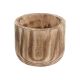 Natural Paulownia Wood Cylinder Planter, H-6.5