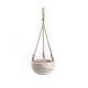 Paulownia Hanging Wood Bowl with Jute Rope, H-20.5