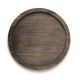 Wooden Tray, Wood Candle Holder in rustic Brown, D-13