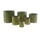 corrugated metal planters